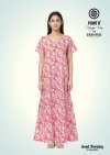 Good Morning Vol 6 By Deeptex Cotton Printed Nighty Gown 